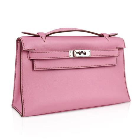 pink hermes kelly clutch|Hermes kelly sizes and prices.